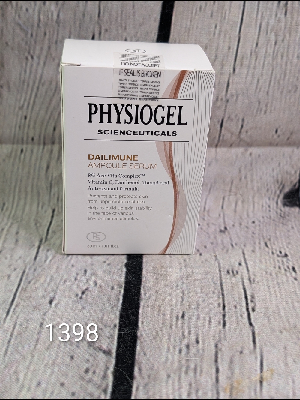 Physiogel Scienceuticals Dailimune Ampoule Serum K-Beauty 1.01oz Exp 5/26 Sealed